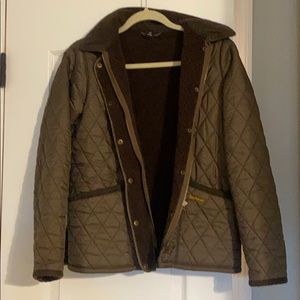 Barbour Quilted Wool Coat. US Size 6